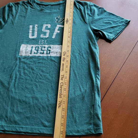ADIDAS USF Bulls College Tee scoop neck L 14 16 - Picture 9 of 9